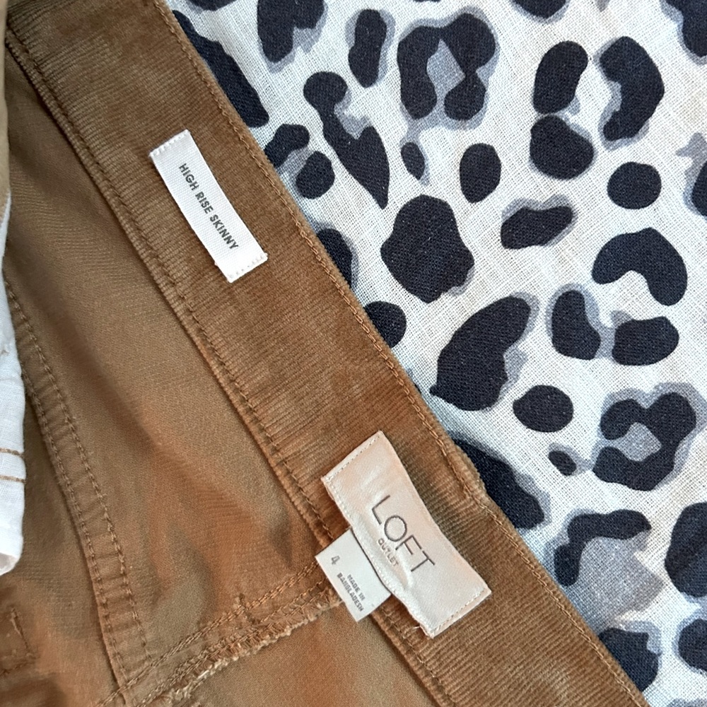 LOFT Corduroy Skinny Jeans SZ 4